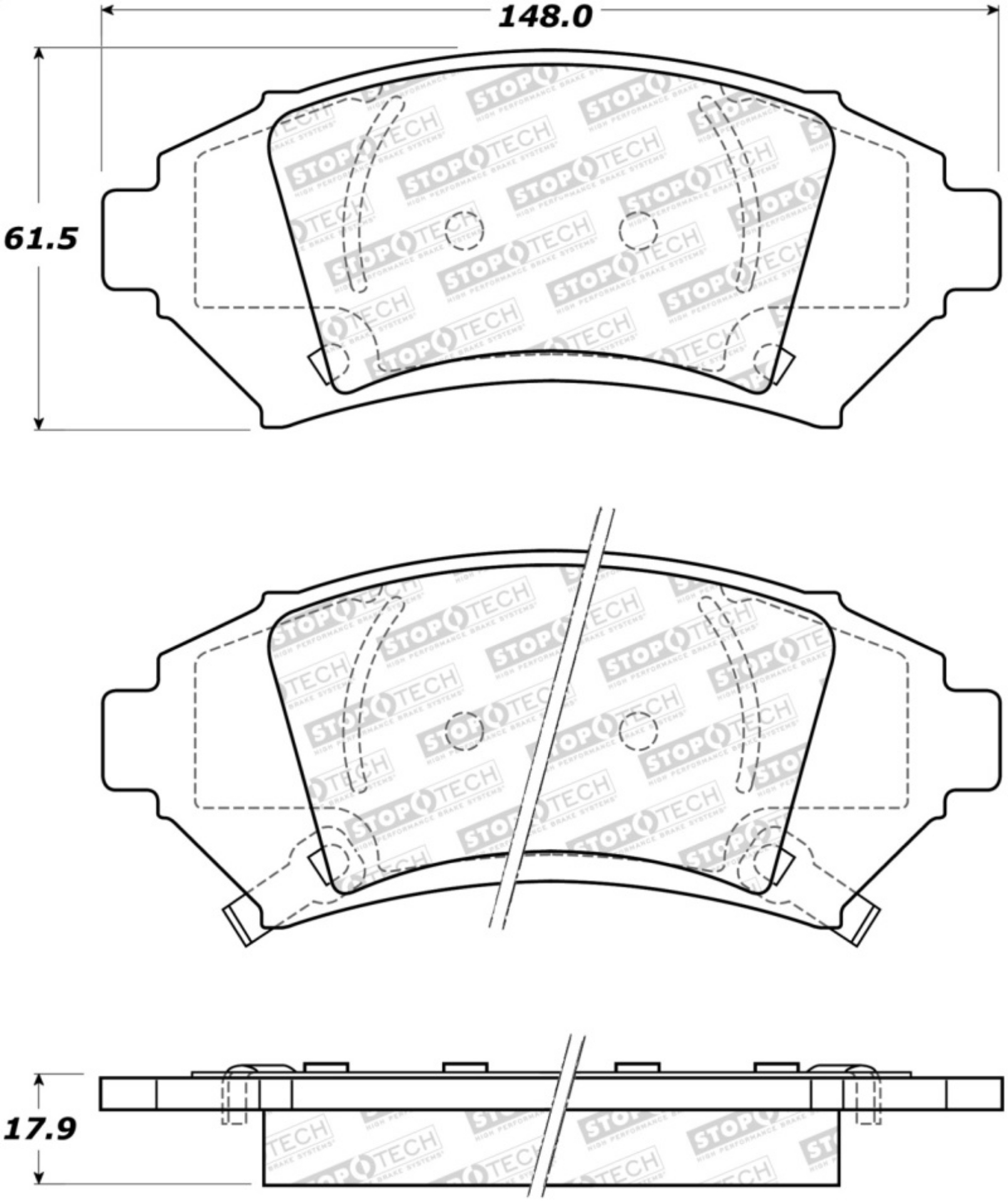 Picture of StopTech Street Brake Pads