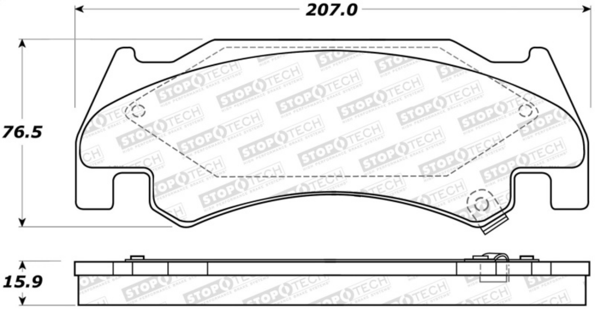 Picture of StopTech Street Brake Pads