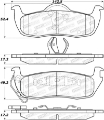 Picture of StopTech Street Brake Pads