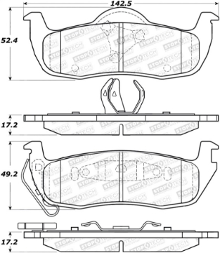 Picture of StopTech Street Brake Pads