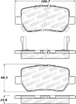 Picture of StopTech Street Brake Pads