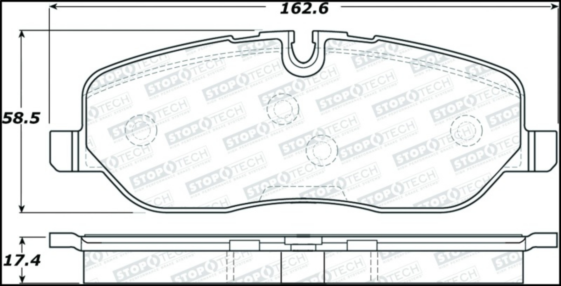 Picture of StopTech Street Brake Pads