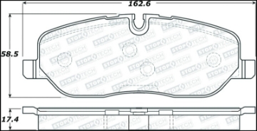 Picture of StopTech Street Brake Pads
