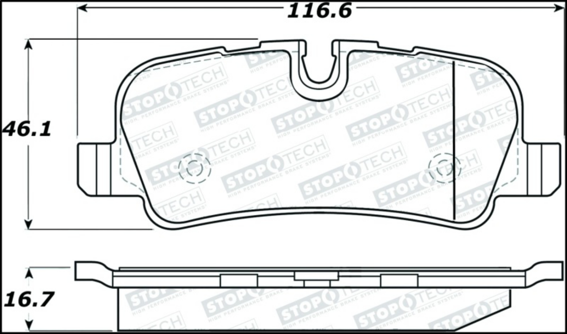 Picture of StopTech Street Brake Pads