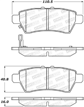 Picture of StopTech Street Brake Pads
