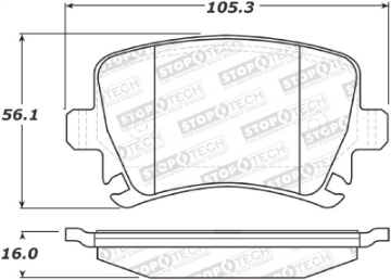 Picture of StopTech Street Brake Pads
