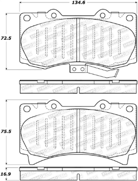 Picture of StopTech Street Brake Pads