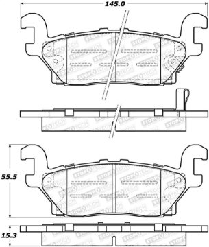 Picture of StopTech Street Brake Pads