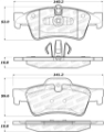 Picture of StopTech Street Brake Pads