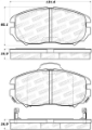 Picture of StopTech Street Brake Pads