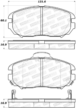 Picture of StopTech Street Brake Pads