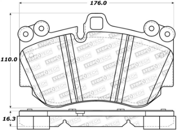Picture of StopTech Street Brake Pads