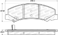 Picture of StopTech Street Brake Pads