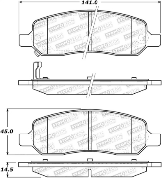 Picture of StopTech Street Brake Pads