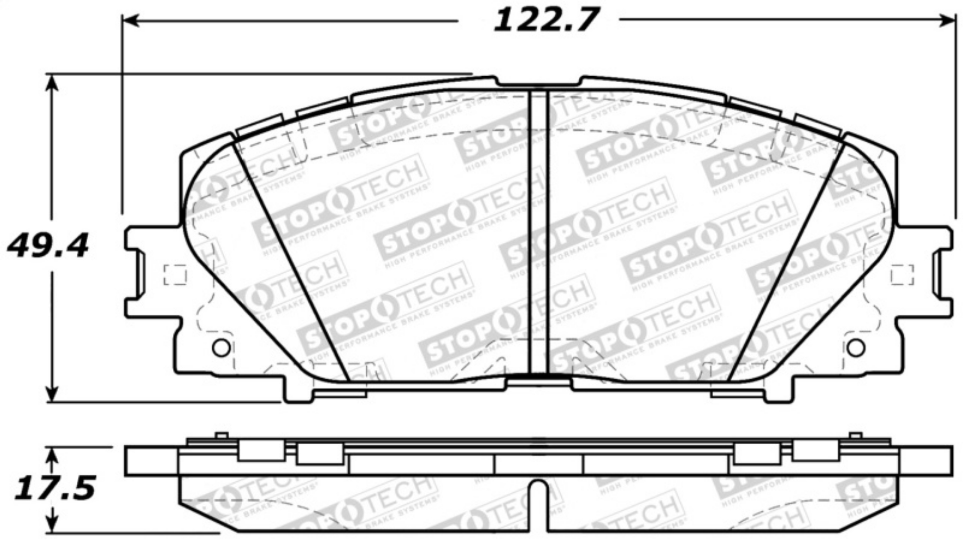 Picture of StopTech Street Brake Pads