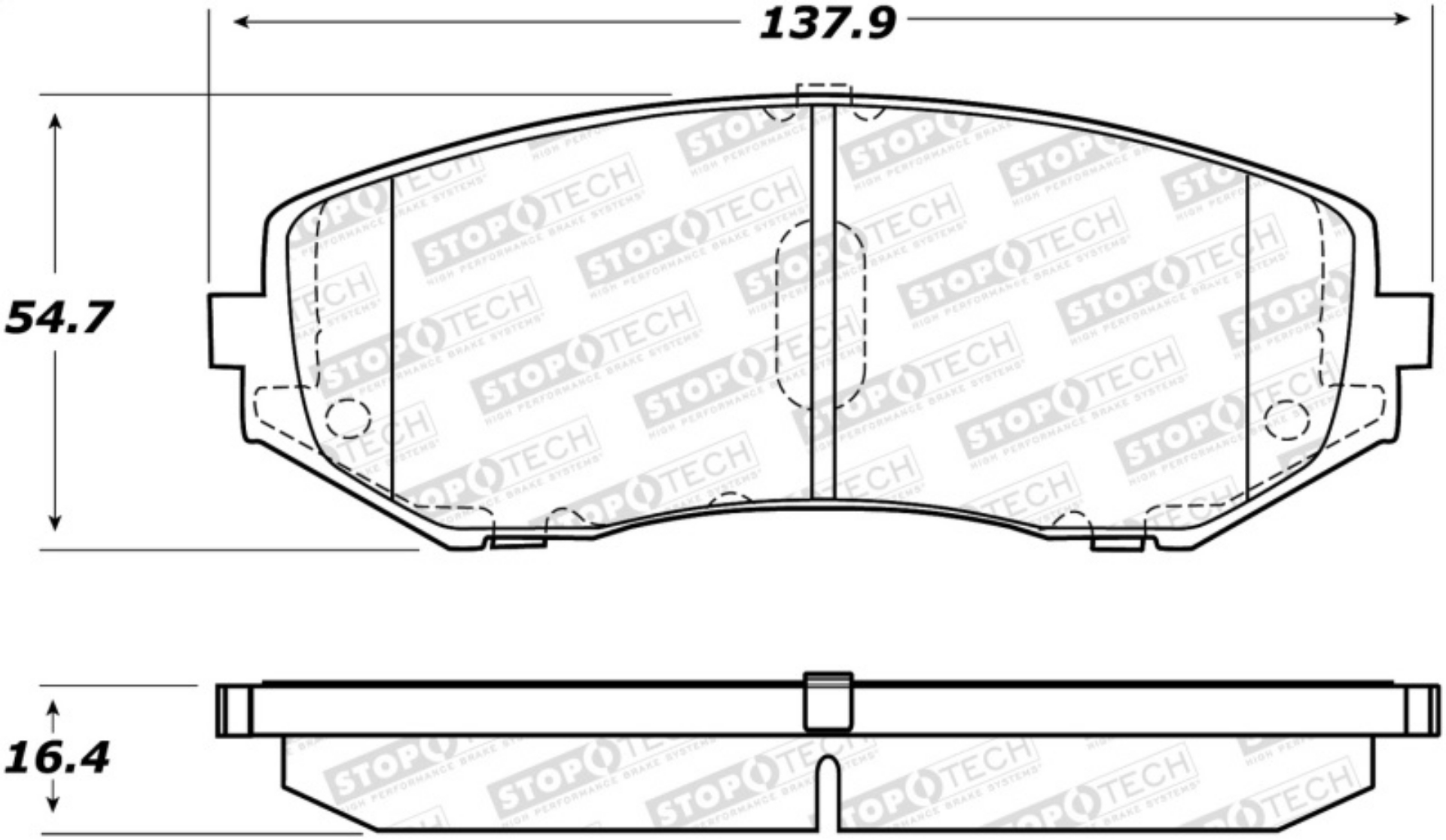 Picture of StopTech Street Brake Pads
