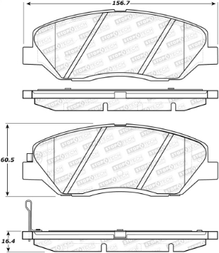 Picture of StopTech Street Brake Pads