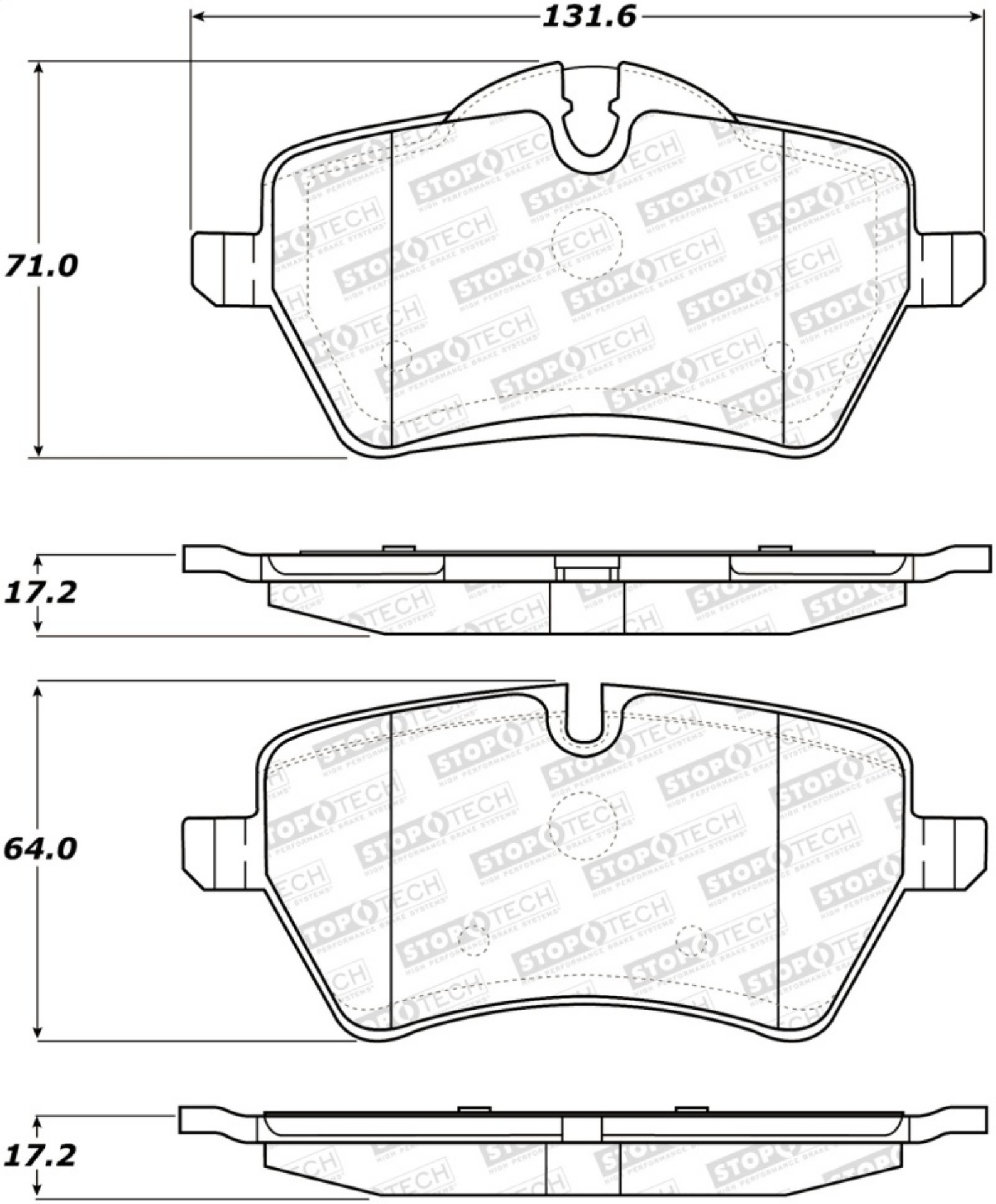 Picture of StopTech Street Brake Pads