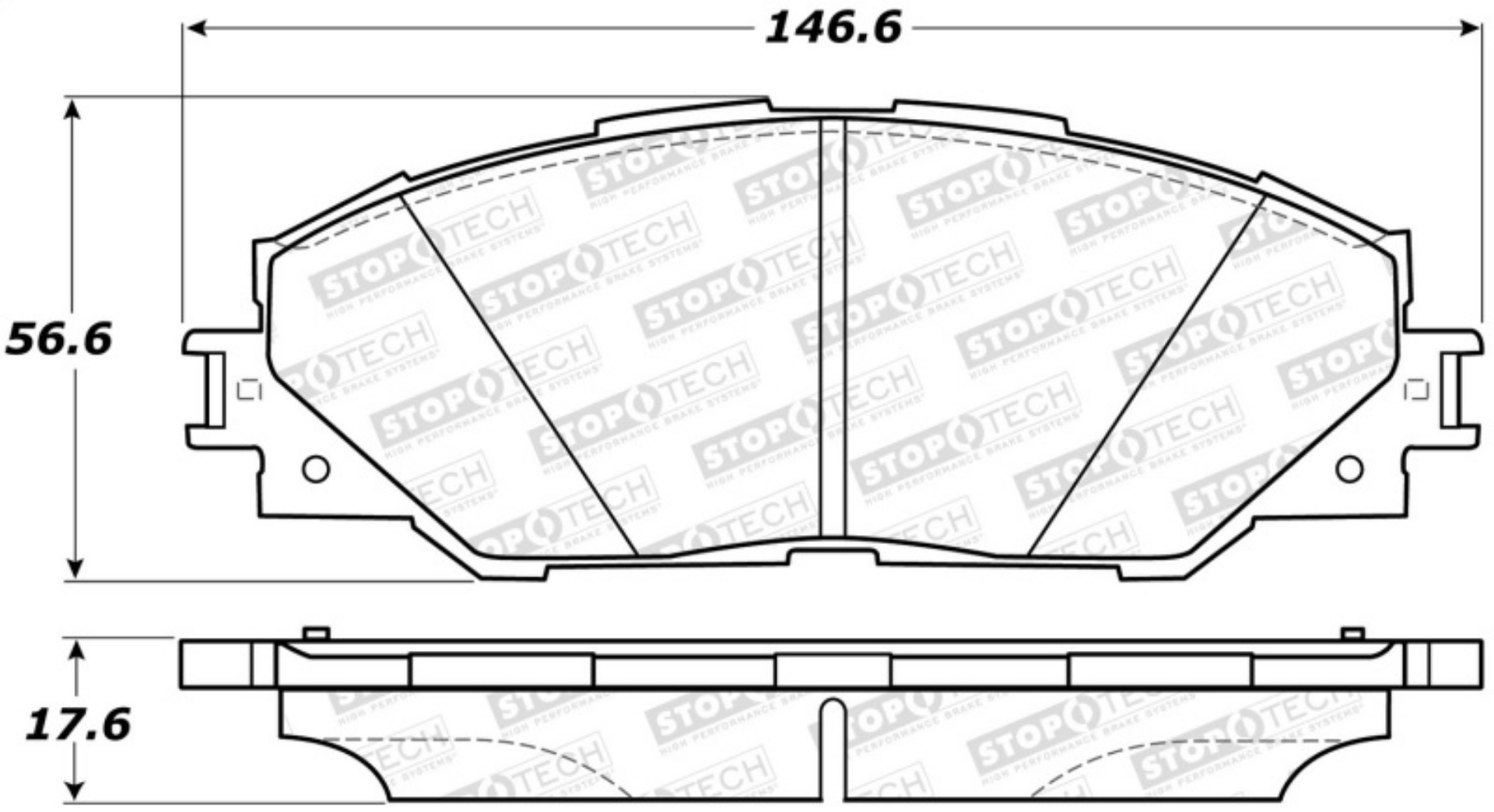 Picture of StopTech Street Brake Pads