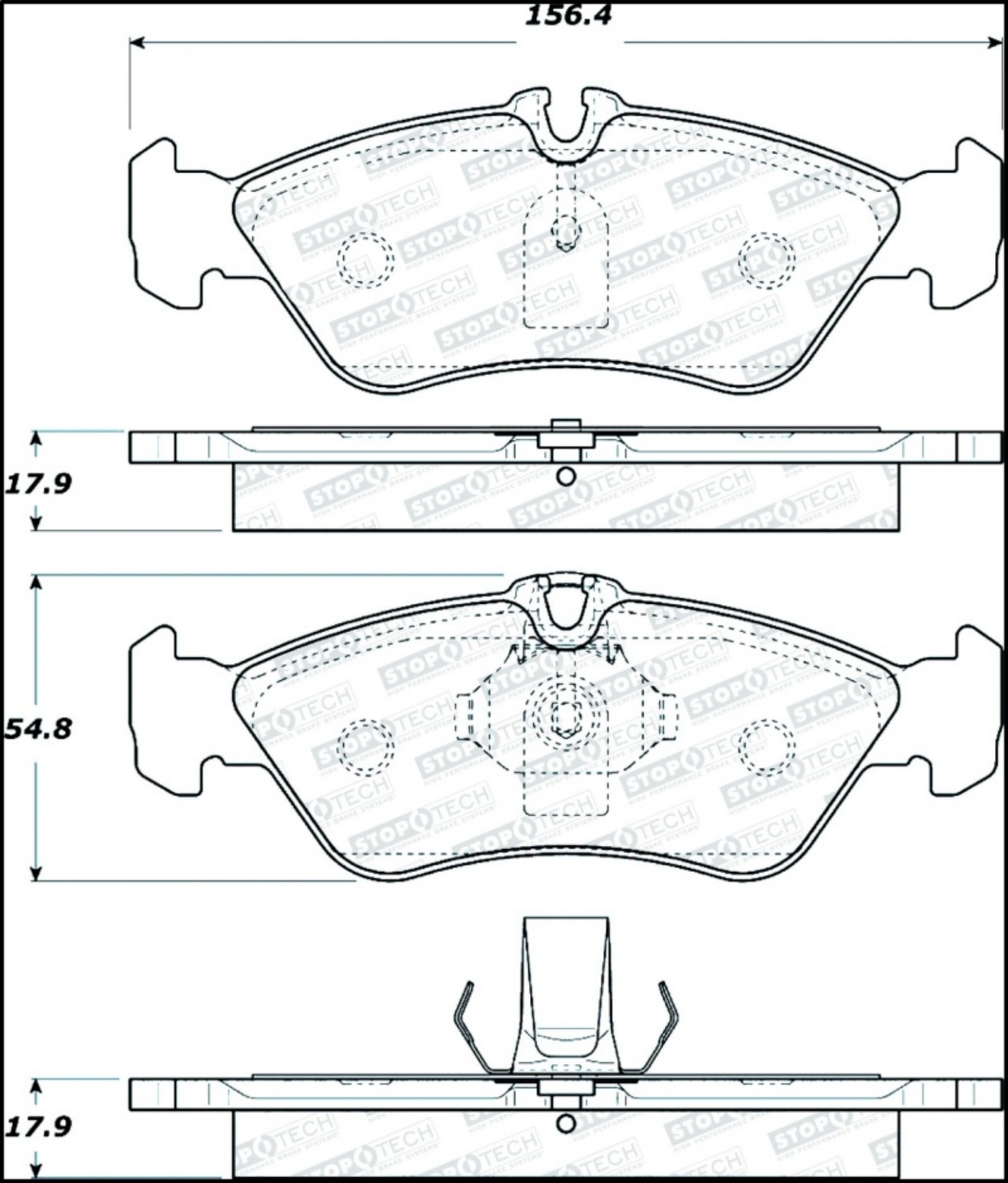 Picture of StopTech Street Brake Pads