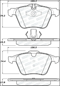 Picture of StopTech Street Brake Pads