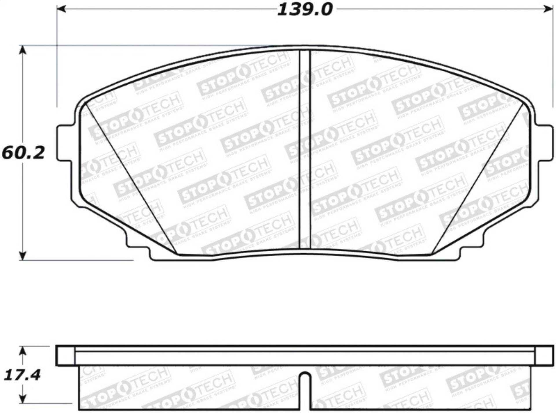 Picture of StopTech Street Brake Pads
