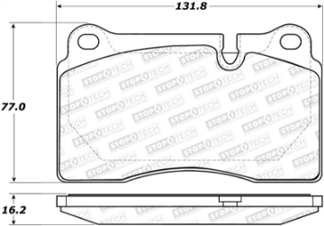 Picture of StopTech Street Brake Pads
