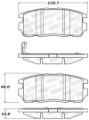 Picture of StopTech Street Brake Pads