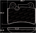 Picture of StopTech Street Brake Pads