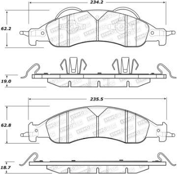 Picture of StopTech Street Brake Pads