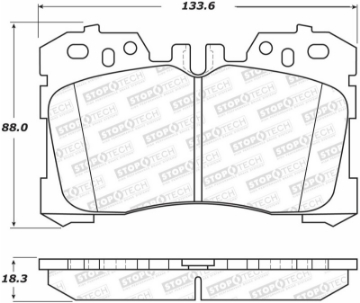 Picture of StopTech Street Brake Pads