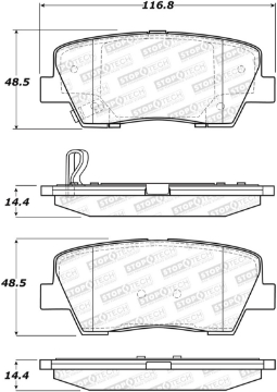 Picture of StopTech Street Brake Pads