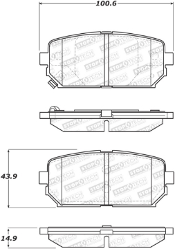 Picture of StopTech Street Brake Pads