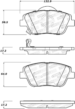 Picture of StopTech Street Brake Pads - Front
