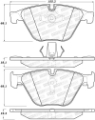 Picture of StopTech Street Brake Pads - Front