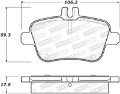 Picture of StopTech Street Brake Pads - Front