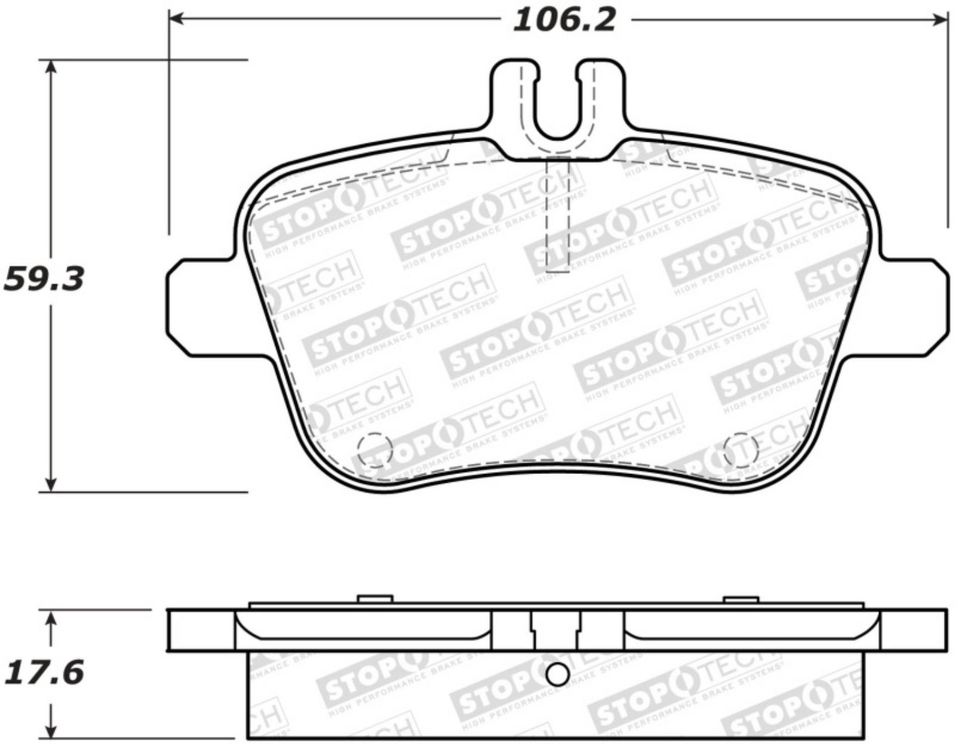 Picture of StopTech Street Brake Pads - Front