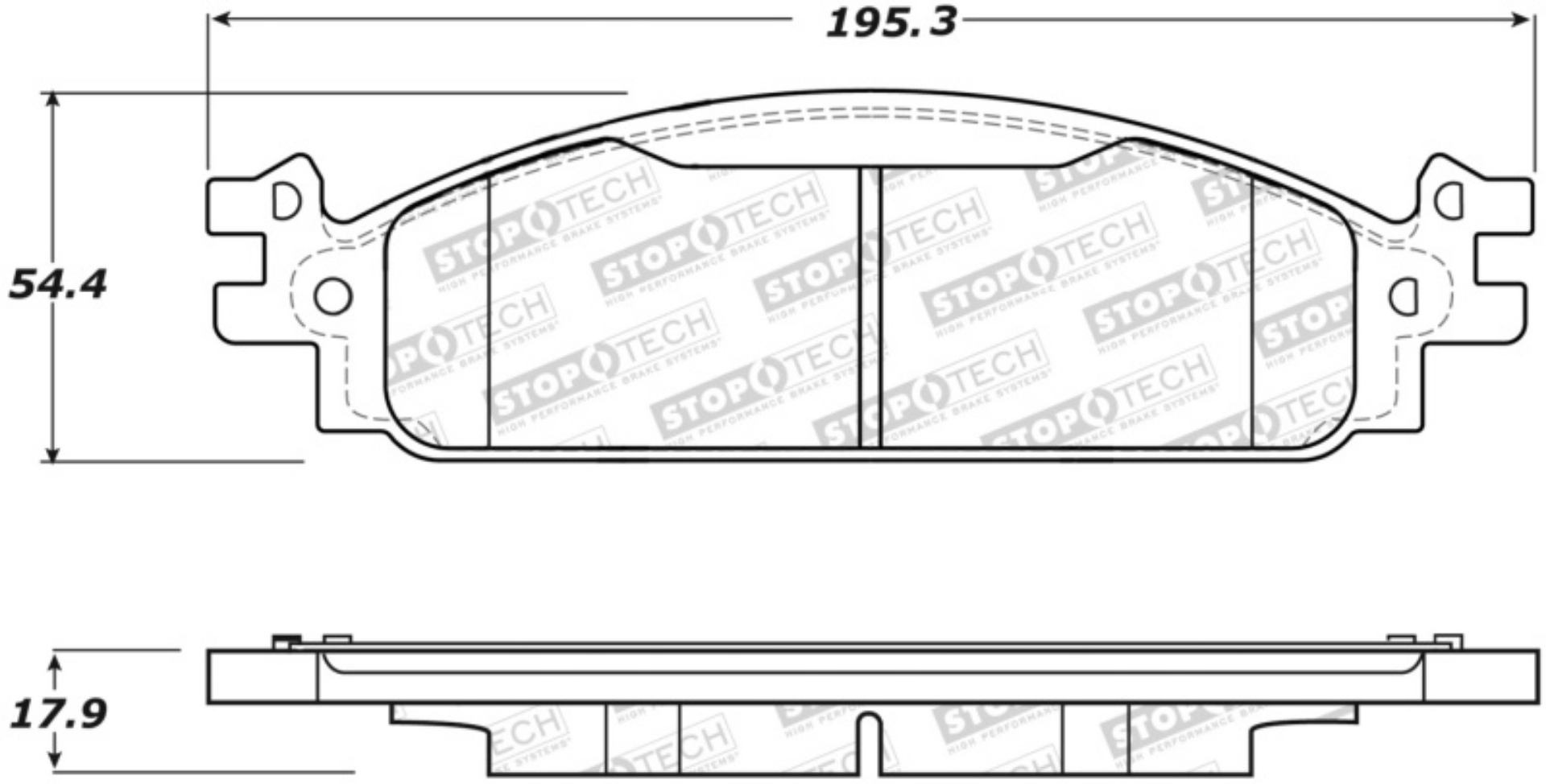 Picture of StopTech Street Brake Pads - Front