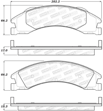 Picture of StopTech Street Brake Pads - Front