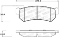 Picture of StopTech Street Brake Pads - Front