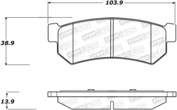 Picture of StopTech Street Brake Pads - Front