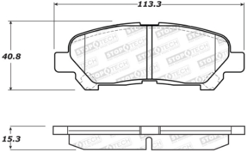 Picture of StopTech Street Brake Pads - Front