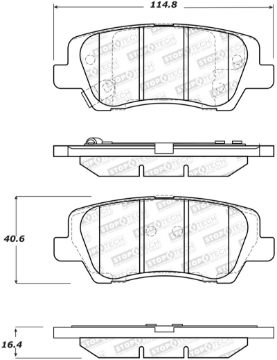 Picture of StopTech Street Brake Pads - Front