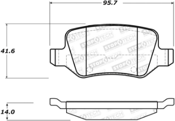 Picture of StopTech Street Brake Pads - Front