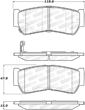Picture of StopTech Street Brake Pads - Front