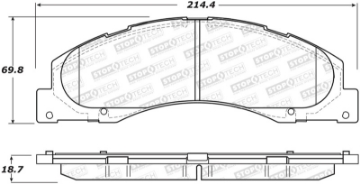 Picture of StopTech Street Brake Pads - Front