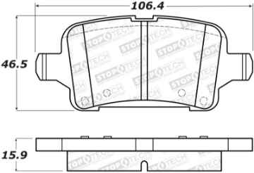 Picture of StopTech Street Brake Pads - Front
