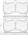 Picture of StopTech Street Brake Pads - Front