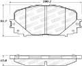 Picture of StopTech Street Brake Pads - Front