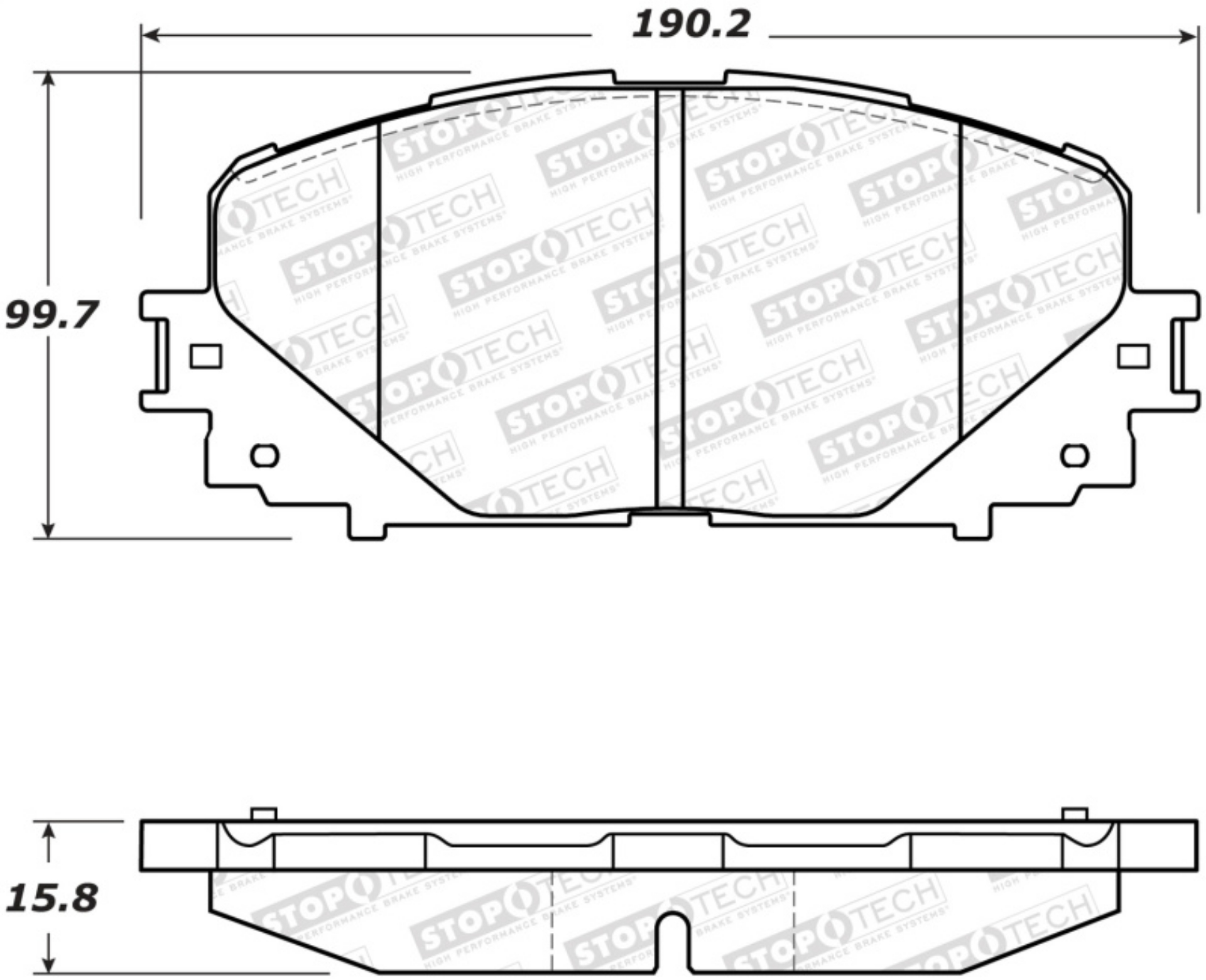 Picture of StopTech Street Brake Pads - Front